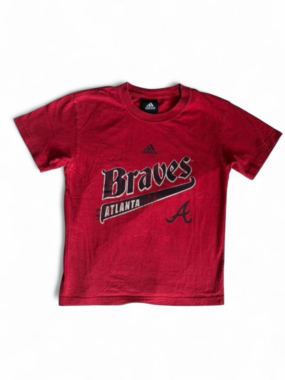 ⚾️ Adidas Atlanta Braves Youth Graphic Tee - Red
